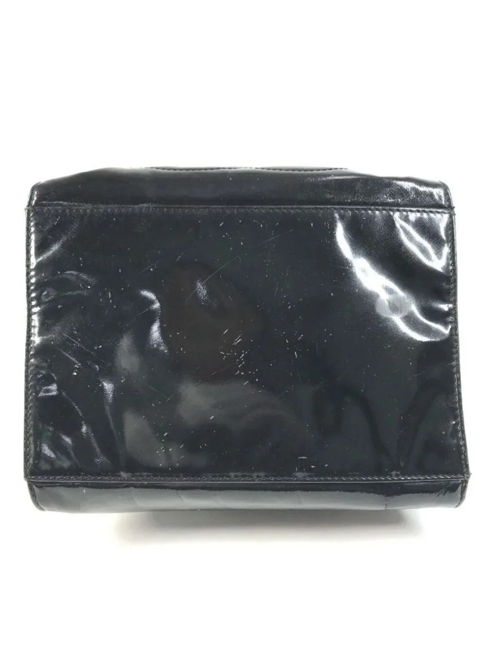Chanel Shoulder Bag Drawstring CC Logo Enamel Black